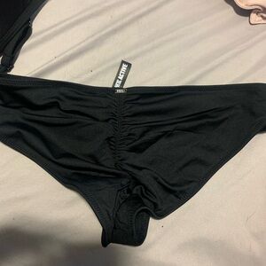 PINK Victoria's Secret Black Swim Bottom